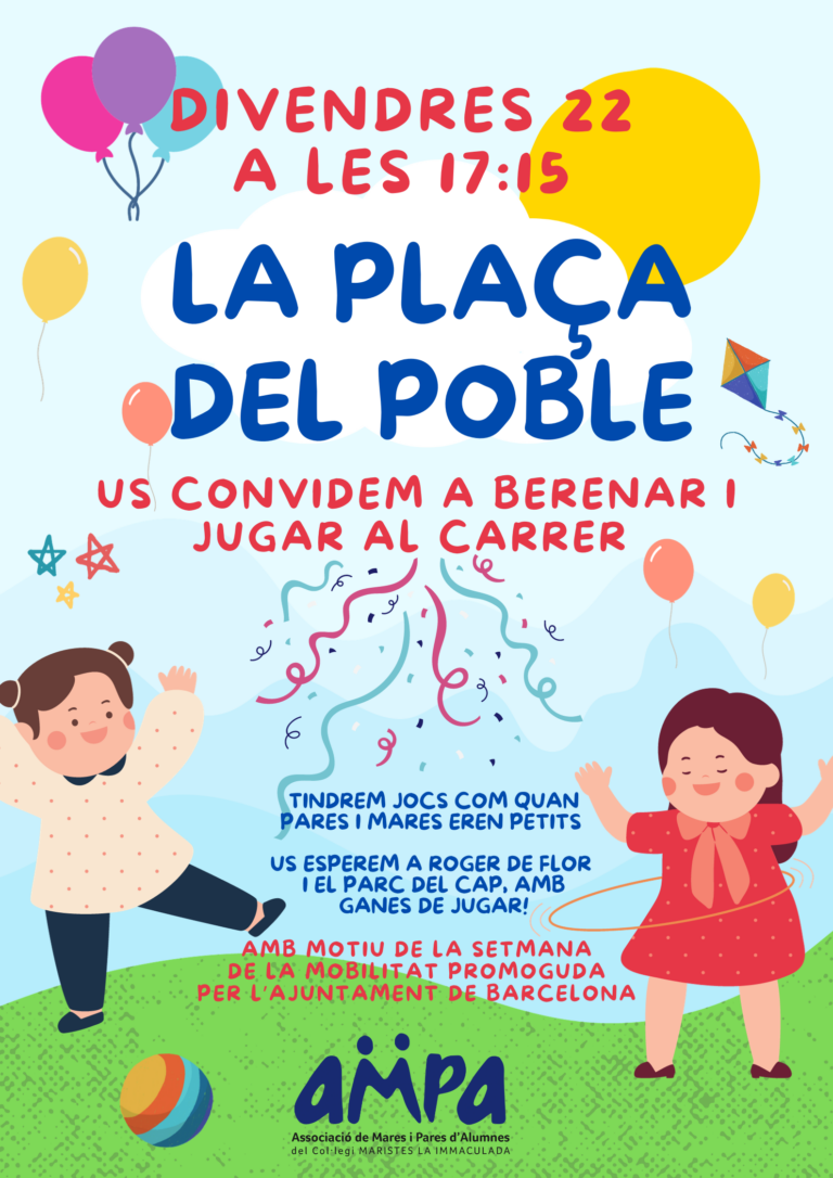 La festa a la plaça del Poble